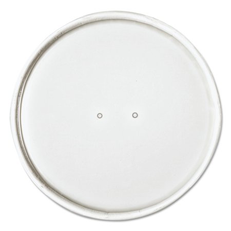 DART Paper Lids for 16oz Food Containers, White, Vented, 3.9"Dia, PK500 CH16A-4000